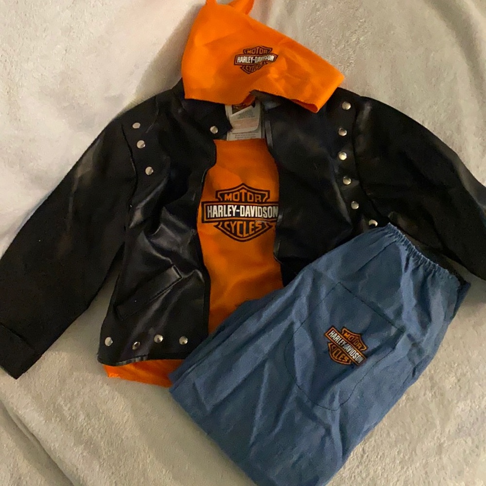 Harley Davidson costume size 2-3